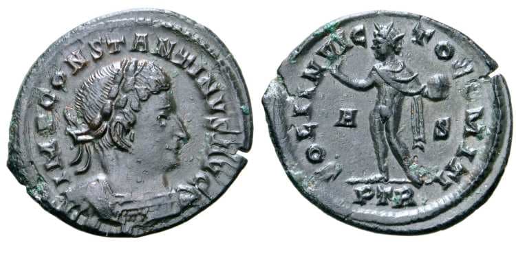Trier RIC VII 74, A-S Constantine AE Follis