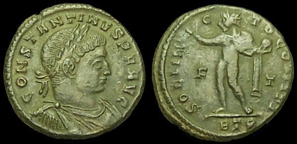 Trier RIC VII 161 Constantine I AE Follis