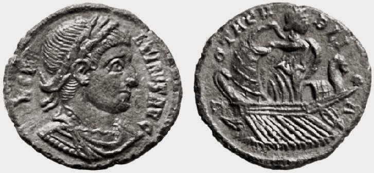 Trier Vagi 3424 Constantine I, AE14, ca