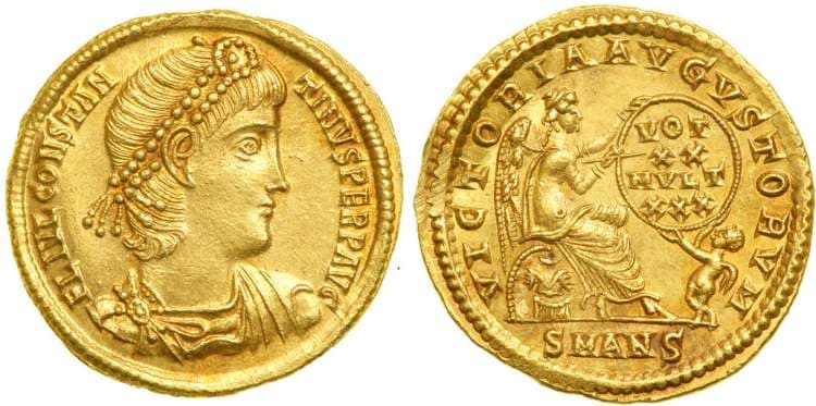 Antioch RIC VIII 23 Constantine II, AV solidus