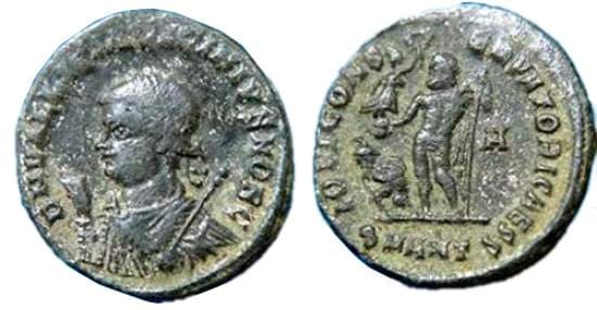Antioch RIC VII 30, A Constantine II AE follis Follis
