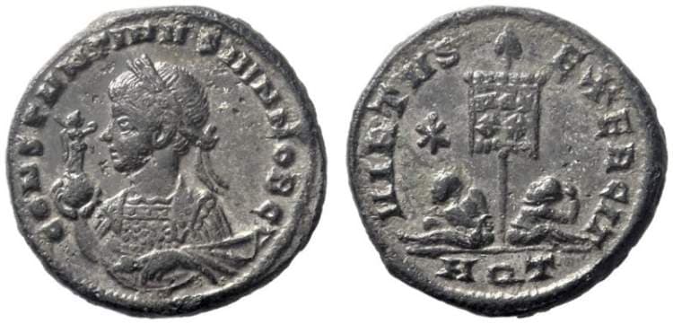 Aquileia RIC VII 62, T Constantine II, AE follis