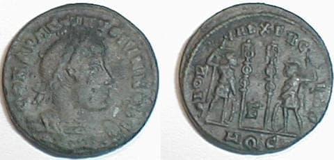 Aquileia RIC VII 132 Constantine II AE follis