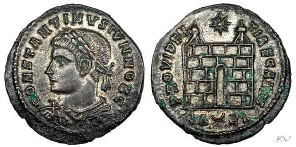 Arles RIC VII 289 Constantine II, Arles, AE Follis