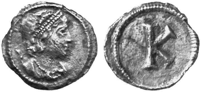 Constantinople Cohen 287 Constantine II, AR one-third Siliqua, 12mm, 0