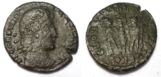 Constantinople RIC VIII 24 Constantine II, AE15, Constantinople, 337-348 AD