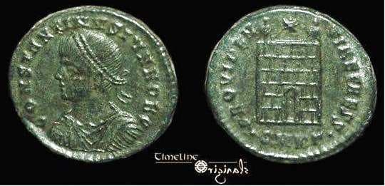 Cyzicus RIC VII 47, Γ Constantine II AE follis