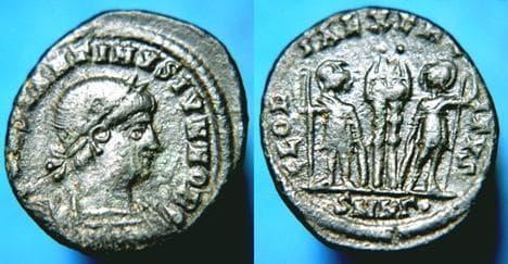 Cyzicus RIC VII 68 Constantine II AE4