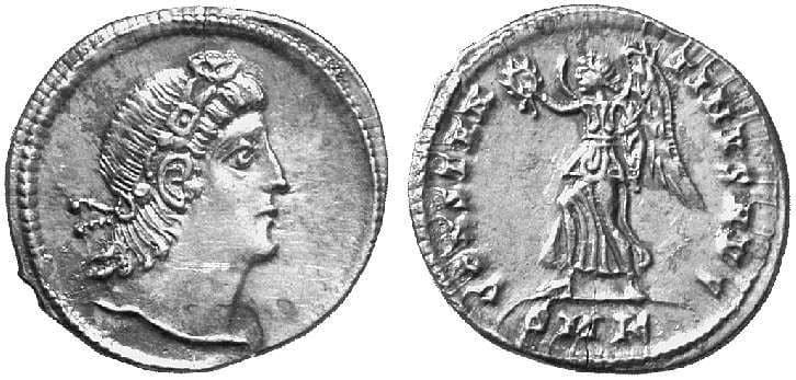 Cyzicus RIC VIII 1 var RSC 69Af Constantine II as Augustus, AR siliqua, 21mm, 2