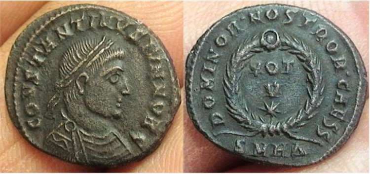 Heraclea RIC VII 63 Constantine II AE follis