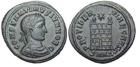 Heraclea RIC VII 96, Δ Constantine II follis