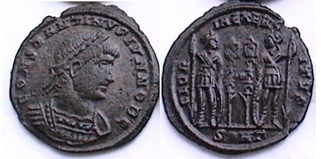 Heraclea RIC VII 127 Constantine II AE4