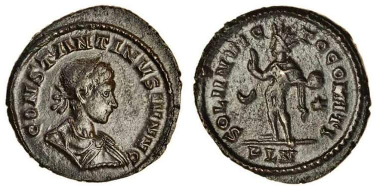 London RIC VII 147 var Constantine II, AE follis, London