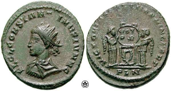 London RIC VII 181, 3a Constantine II, as Caesar, AE Follis
