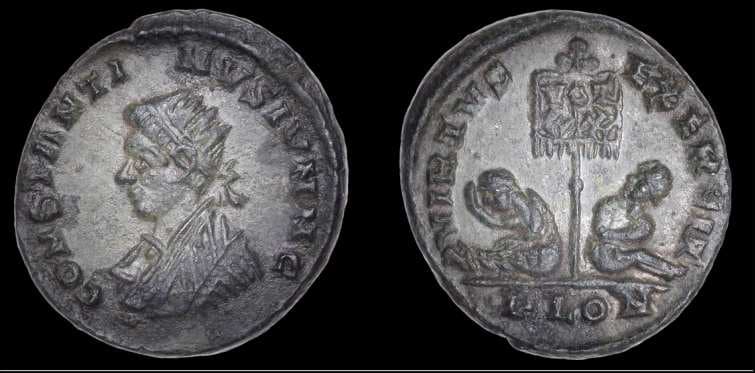 London RIC VII 190 Constantine II AE Follis