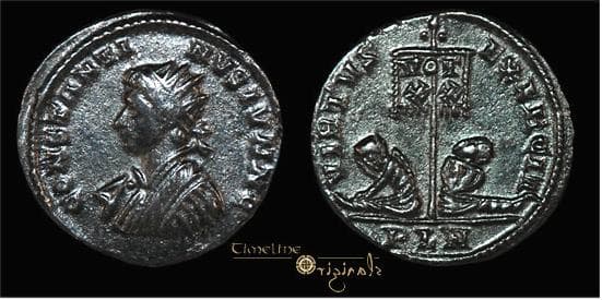 London RIC VII 198 (obv 1) Constantine II AE Follis