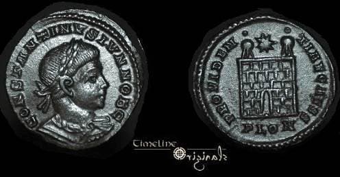 London RIC VII 296 Sear'88 #3948 Constantine II, as Caesar, AE3