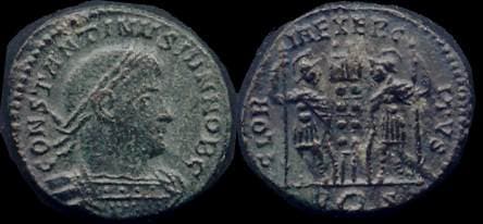Rome RIC VII 351 Constantine II AE follis