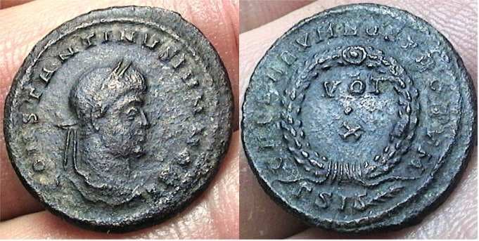 Siscia RIC VII 176, Γ Constantine II, AE follis, Siscia