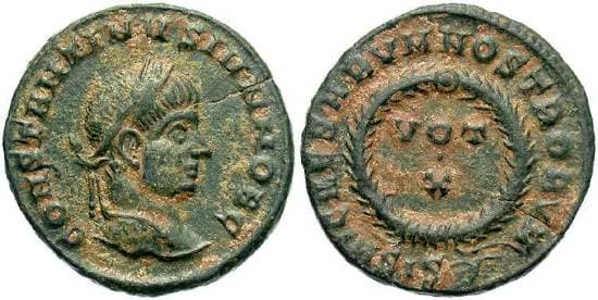 Siscia RIC VII 173, A Constantine II AE follis