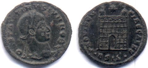 Siscia RIC VII 202 Constantinus II Caesar AE3