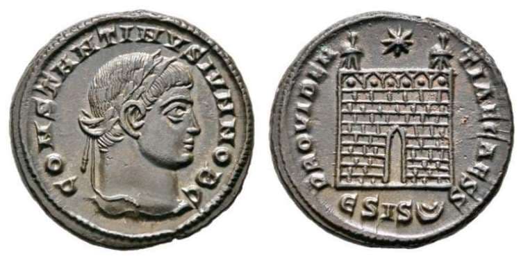Siscia RIC VII 216 Constantine II AE follis