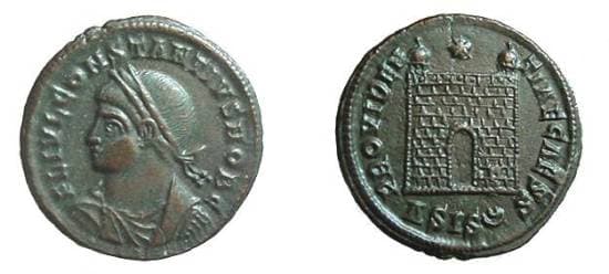 Siscia RIC VII 217 Constantine II AE follis