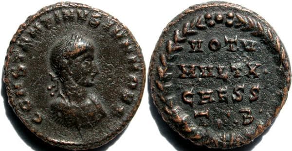 Thessalonica RIC VII 45 Constantine II AE follis