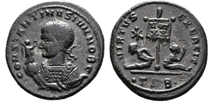 Thessalonica RIC VII 83 Constantine II AE Follis