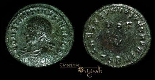 Thessalonica RIC VII 95v Constantine II AE Follis