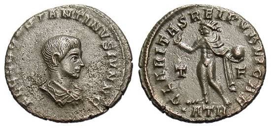 Trier RIC VII 153 Constantine II AE follis