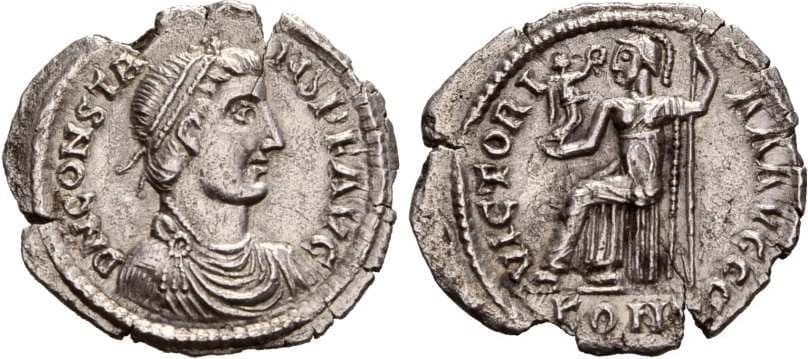 RIC X 1540 Constans II, son of Constantine III