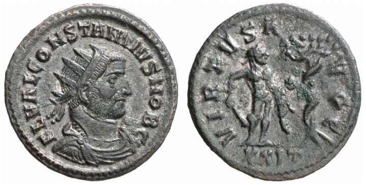RIC 670 Constantius I, as Caesar, AE Antoninianus