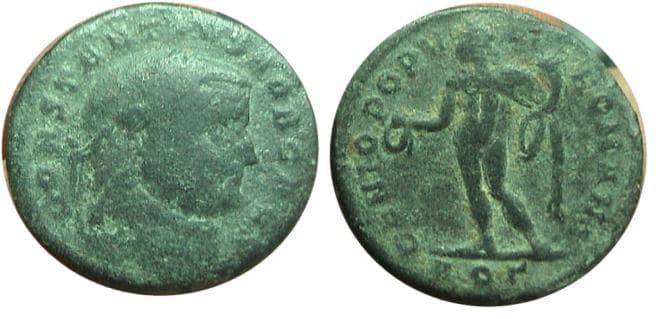 Aquileia RIC VI 26a Constantius I, AE follis, Aquileia
