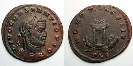 Lyons RIC VI 264 Divus Constantius AE Follis