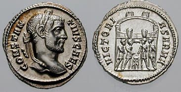 Rome RIC VI 18 Constantius I, as Caesar, AR Argenteus