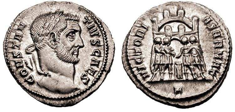 Rome RIC VI 38a, Z Constantius I, as Caesar