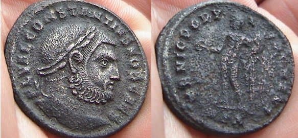 Thessalonica RIC VI 20a Constantius I AE Follis