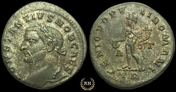 Trier RIC VI 220a Constantius I AE Follis
