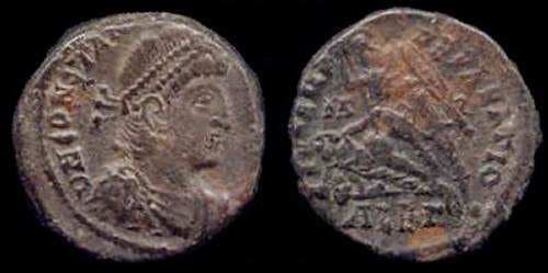 Alexandria RIC VIII 84 Constantius II AE18