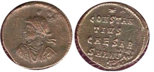 Antioch RIC VII 60, A Constantius II, AE follis, 18 mm