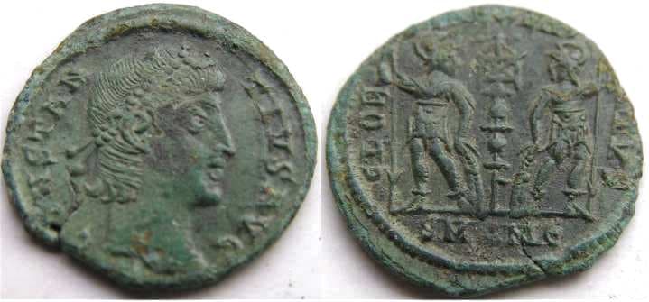 Antioch RIC VIII 54, E Constantius II, AE follis of Antioch