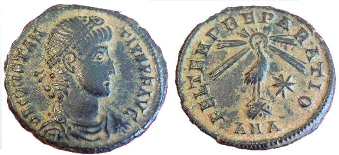 Antioch RIC VIII 129, A Constantius II AE follis