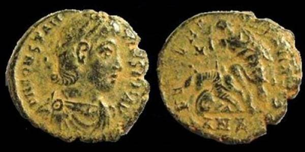 Antioch RIC VIII 191 Constantius II AE follis