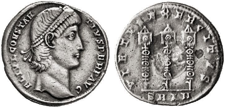 Antioch RSC 328Avar Constantius II, AR heavy miliarense
