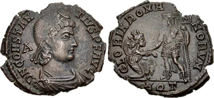 Aquileia RIC VIII 186 Constantius II
