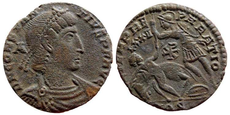 Aquileia RIC VIII 195 Constantius II AE20 of Aquileia