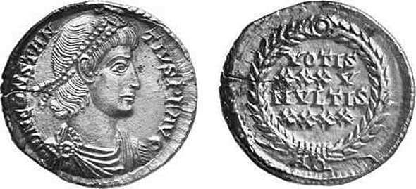 Aquileia RIC VIII 211 Constantius II AR Siliqua of Aquileia