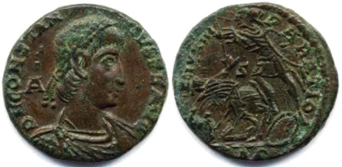 Aquileia RIC VIII 193 Constantius II AE follis
