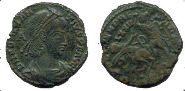 Aquileia RIC VIII 197 Constantius II AE21
